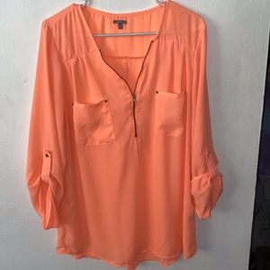 Coral Blouse